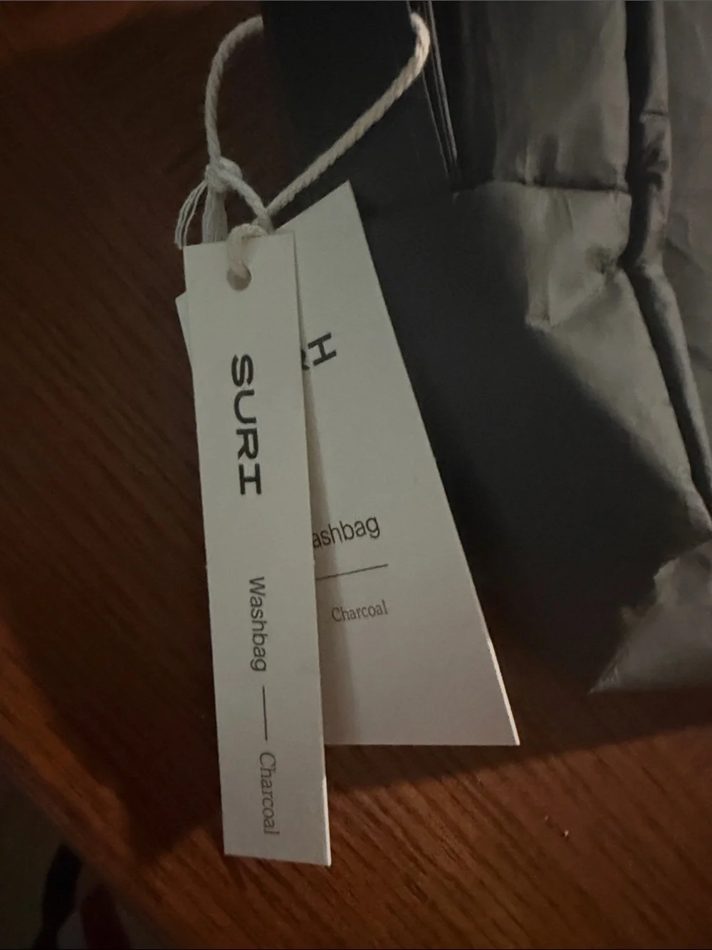 Men's Gray Travel Toiletry Bag